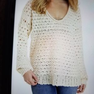 Free People waves pullover sweter